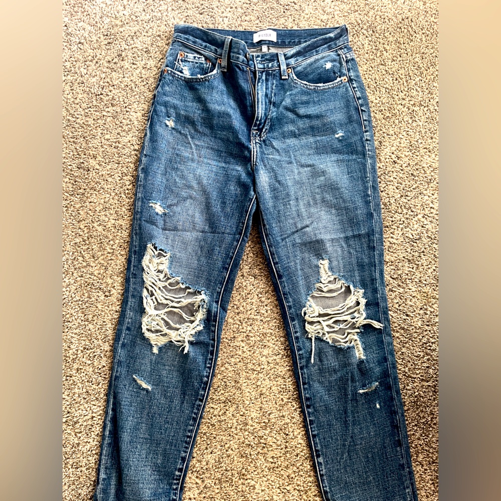 PISTOLA ripped jeans. Size 25
